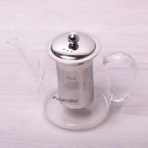 Чайник для заварювання скляний 900мл Kamille 1604