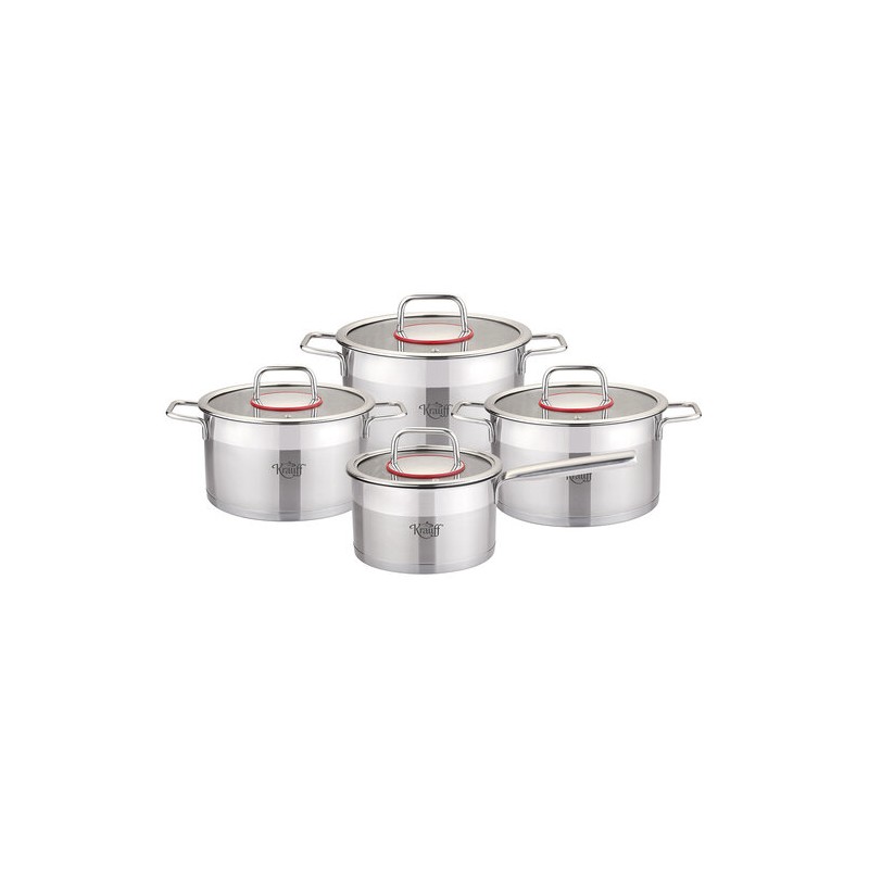 Набор посуды из нержавеющей стали 8 предметов Krauff 26-295-002